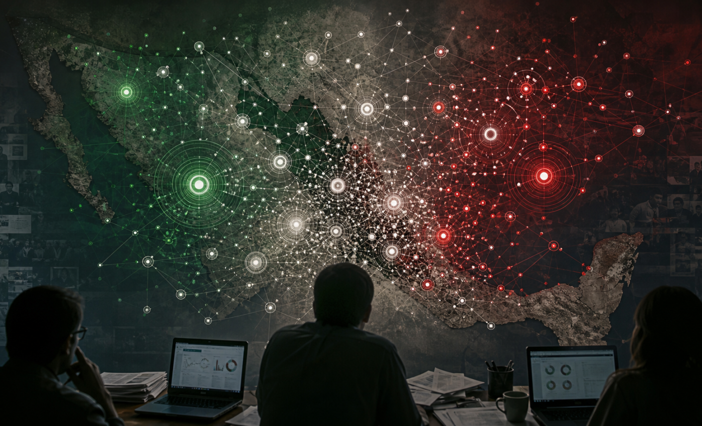 Red de interacciones digitales analizada por investigadores d