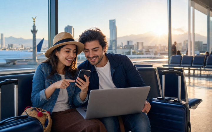 Viajeros mexicanos organizan una escapada de último minuto con herramientas digitales